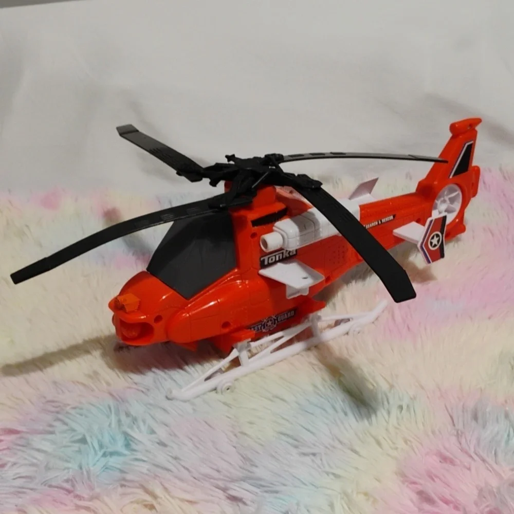 (X-86) Tonka 2014 Helicopter 🚁 Coast Guard Rescue Lights & Sounds Works Perfect